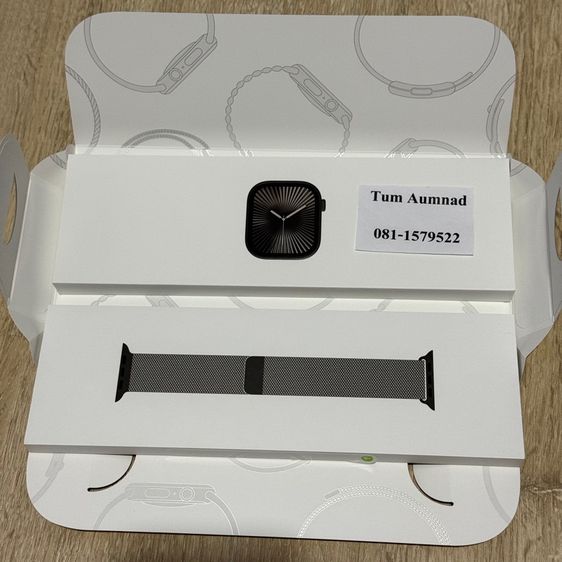 Apple Watch series 10 gps cellular titanium สี  Slate 46mm มือ1