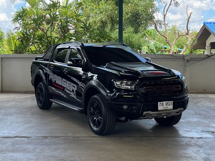 Ford Ranger 2022 2.2 Hi-Rider XLT Pickup ดีเซล ไม่ติดแก๊ส เกียร์อัตโนมัติ ดำ รูปที่ 3