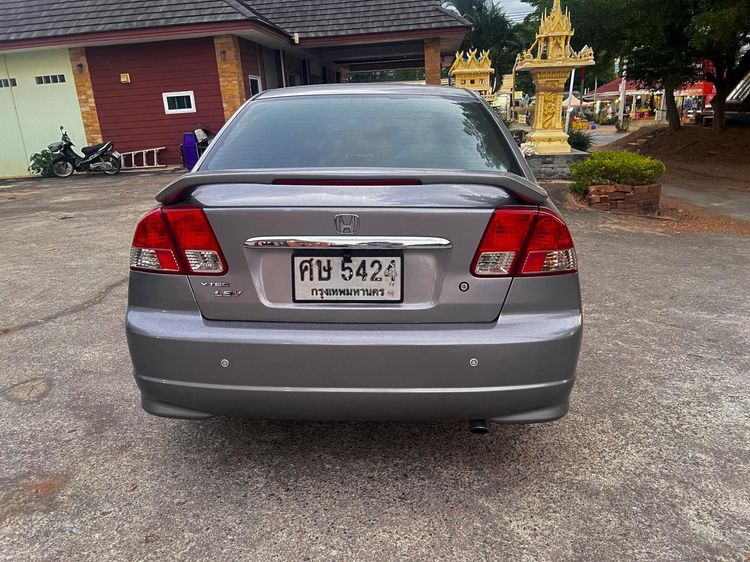 Honda Civic 2005 1.7 VTi Sedan เบนซิน LPG เกียร์อัตโนมัติ เทา รูปที่ 4