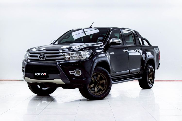 รถ Toyota Hilux Revo 2.4 G Prerunner สี ดำ