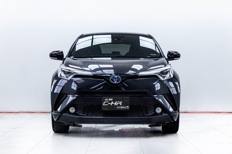 Toyota C-HR 2019 1.8 Hybrid Hi Utility-car ไฮบริด ไม่ติดแก๊ส เกียร์อัตโนมัติ ดำ รูปที่ 4
