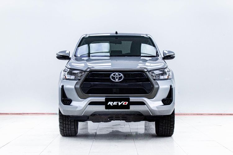 Toyota Hilux Revo 2021 Double Cab 2.4 Entry Prerunner Pickup ดีเซล ไม่ติดแก๊ส เกียร์อัตโนมัติ เทา รูปที่ 4
