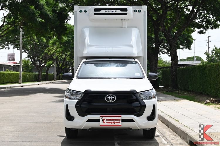 Toyota Hilux Revo 2022 2.4 Entry Pickup ดีเซล ไม่ติดแก๊ส เกียร์ธรรมดา ขาว รูปที่ 2