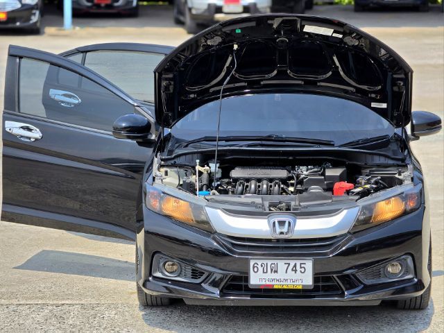 Honda City 2016 1.5 V Plus i-VTEC Sedan เบนซิน ไม่ติดแก๊ส เกียร์อัตโนมัติ ดำ รูปที่ 4