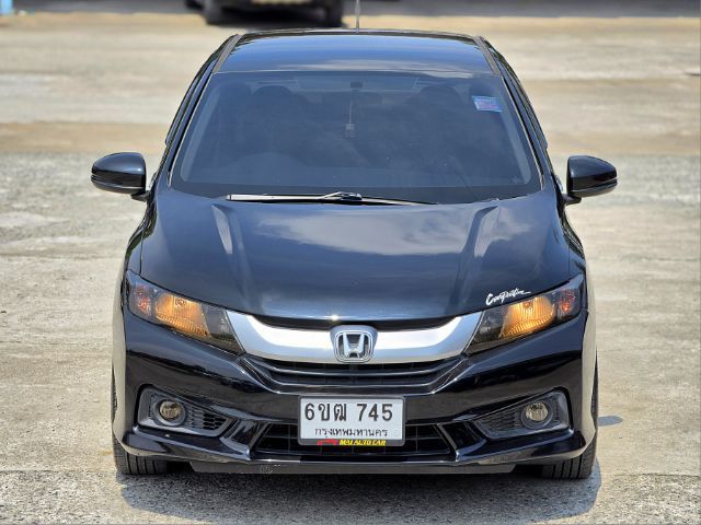 Honda City 2016 1.5 V Plus i-VTEC Sedan เบนซิน ไม่ติดแก๊ส เกียร์อัตโนมัติ ดำ รูปที่ 2