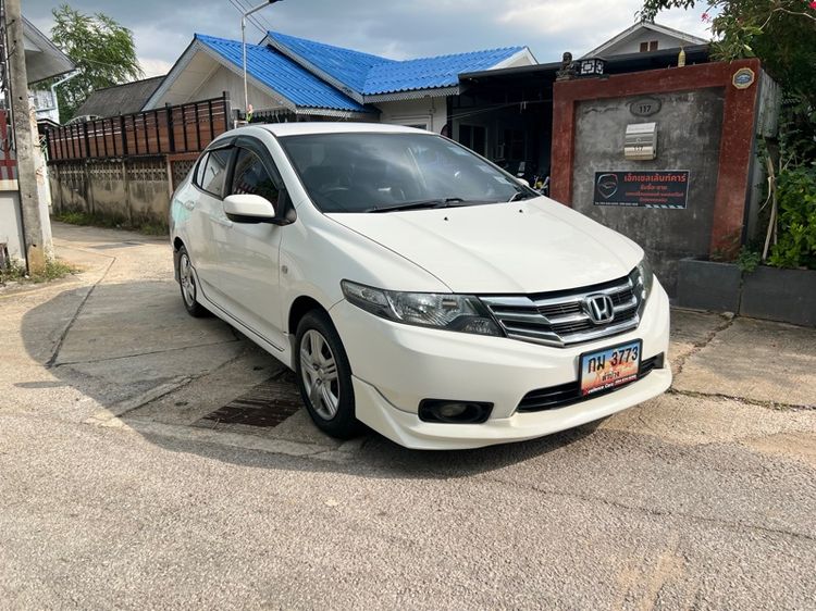 รถ Honda City 1.5 S CNG สี ขาว