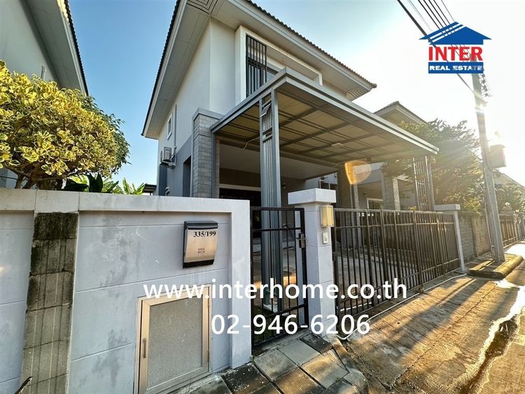 บ้านเเฝด 2 ชั้น 35 ตร.ว. หมู่บ้านริมสวนซีนเนอรี่ บางนา-สุวรรณภูมิ ซอยสุขาภิบาล6 ถนนเทพารักษ์ ถนนสุขาภิบาล6 บางพลี สมุทรปราการ รูปที่ 3