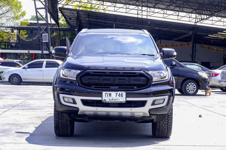 Ford Everest 2019 2.2 Titanium Plus Utility-car ดีเซล ไม่ติดแก๊ส เกียร์อัตโนมัติ ดำ รูปที่ 2