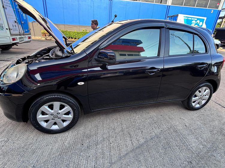 Nissan March 2011 1.2 S Sedan เบนซิน ไม่ติดแก๊ส เกียร์อัตโนมัติ ดำ รูปที่ 4