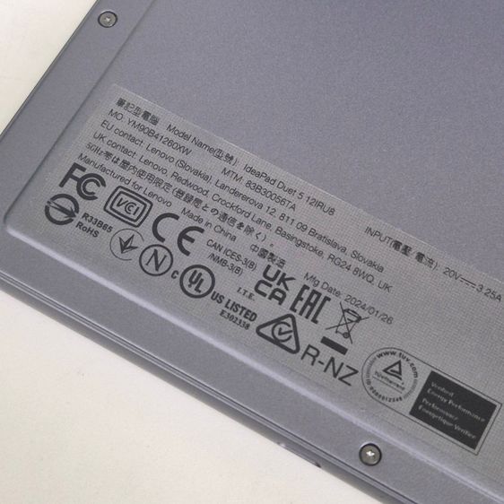 Lenovo IdeaPad Duet 5 12IRU8 i3 Gen 13 RAM 8GB SSD 256GB จอ 12.4” 2.5K Touch ถอดคีย์บอร์ดได้ รูปที่ 3