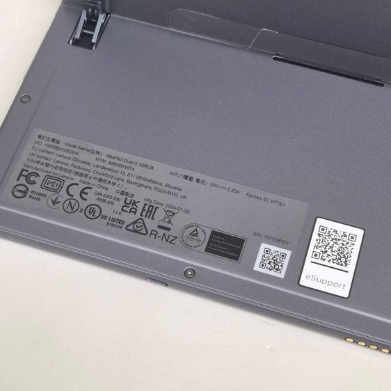 Lenovo IdeaPad Duet 5 12IRU8 i3 Gen 13 RAM 8GB SSD 256GB จอ 12.4” 2.5K Touch ถอดคีย์บอร์ดได้ รูปที่ 2