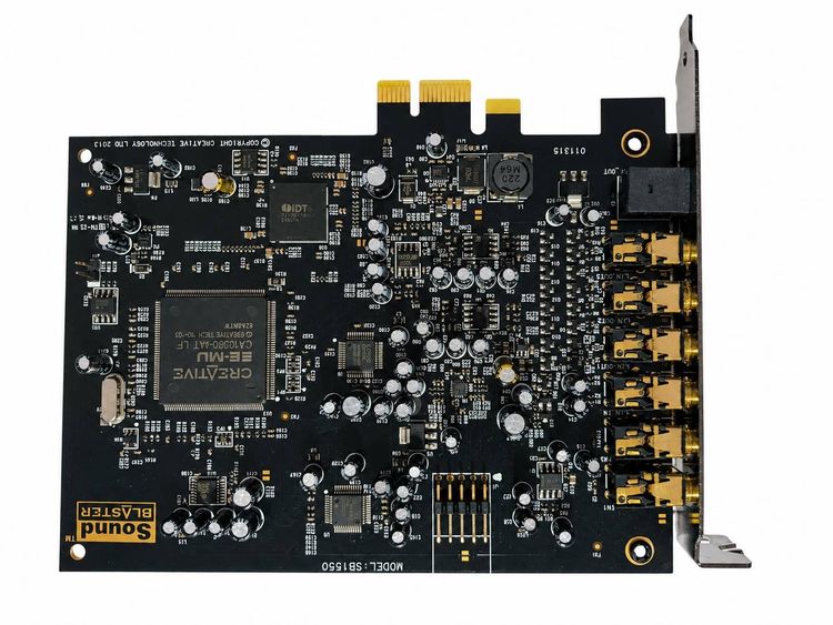 อื่นๆ Creative Sound Blaster Audigy 5 RX SB1550 7.1 Channel (PCI-E)  Sound Cardมือสอง รองรับ Win11