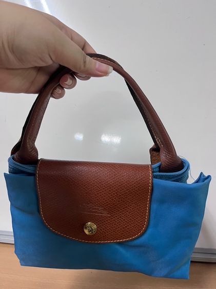 ไม่ระบุ ฟ้า ผ้า Longchamp หูสั้น