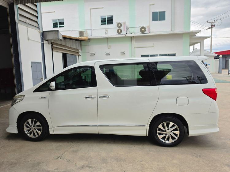 Toyota Alphard 2013 2.4 Hybrid E-Four 4WD Van เบนซิน ไม่ติดแก๊ส เกียร์อัตโนมัติ ขาว รูปที่ 2