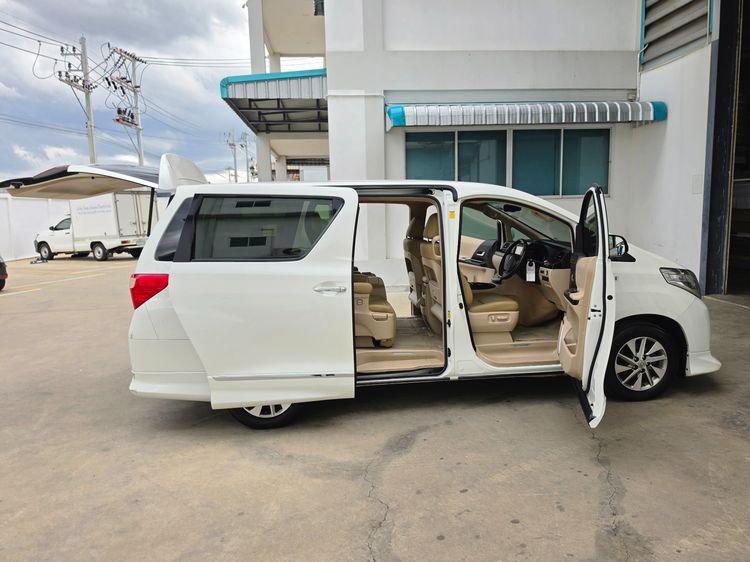 Toyota Alphard 2013 2.4 Hybrid E-Four 4WD Van เบนซิน ไม่ติดแก๊ส เกียร์อัตโนมัติ ขาว รูปที่ 4