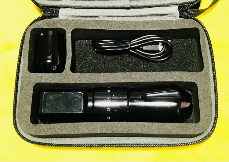 XNET ปากกาเครื่องสักไร้สาย 2.0-42mm ปรับแต่งจังหวะมอเตอร์ปากกาทำงานสำหรับการแต่งหน้ารอยสัก รูปที่ 2