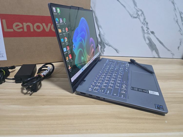 IdeaPad5 2in1 SnapdragonXPlus+Oled Touchscreen+Pen+ram16  เครื่องสวย+ประกัน รูปที่ 4