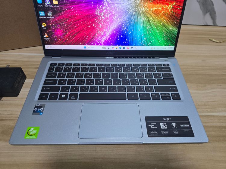 Acer Swift i5-1240P+ IRIS XE GRAPHICS+14" 2.5K 2560x1440 IPS เครื่องสวยพร้อมใช้งาน รูปที่ 3