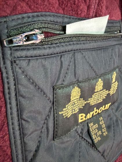 Barbour Winter Liddesdale GiletAuthentic quilted vest  💯 รูปที่ 7