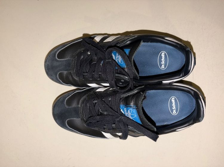 ดำ หนังแท้ รองเท้าผ้าใบ UK 6.5 | EU 40 | US 7 Adidas samba adv