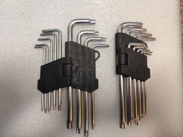 ประแจแอลหัวทอร์ก (Torx) หรือประแจหัวดาว9ตัวชุด