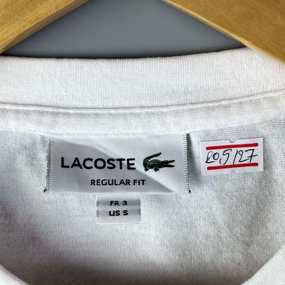 เสื้อยืด LACOSTE แท้ 💯 size 3 ขนาด อก 20.5 ยาว 27 นิ้ว สภาพใหม่มาก ลายสวย เนื้อผ้านิ่มมาก หายากน่าสะสมครับ รูปที่ 3