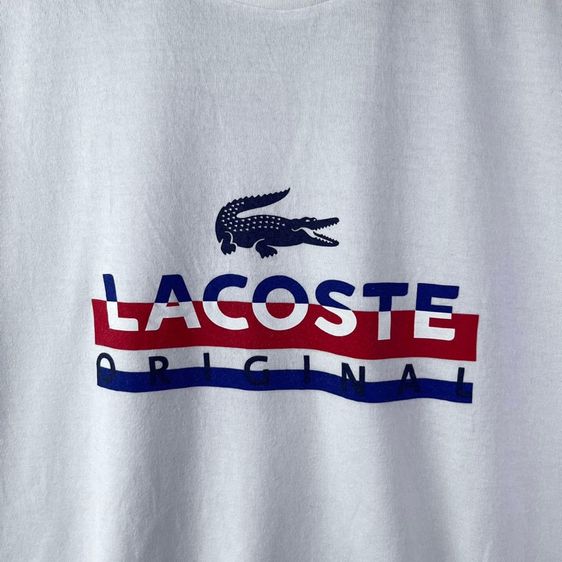 เสื้อยืด LACOSTE แท้ 💯 size 3 ขนาด อก 20.5 ยาว 27 นิ้ว สภาพใหม่มาก ลายสวย เนื้อผ้านิ่มมาก หายากน่าสะสมครับ รูปที่ 2