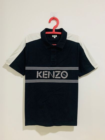 เสื้อโปโล KENZO แท้ 💯 size M วัดจริงขนาด อก 21 ยาว 27 นิ้ว สภาพดีมาก สีดำเข้ม ผ้านิ่มมาก ตัดเย็บดีมาก ดีเทลสวย หายากคับ