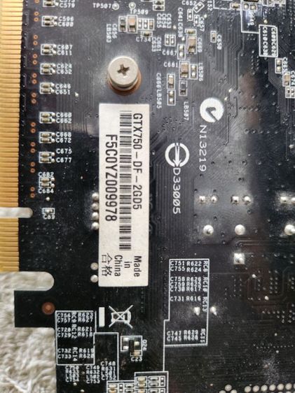 Gtx 750 2gb ไม่ต่อไฟเพิ่ม สภาพดี ใช้ได้ปกติ รูปที่ 3