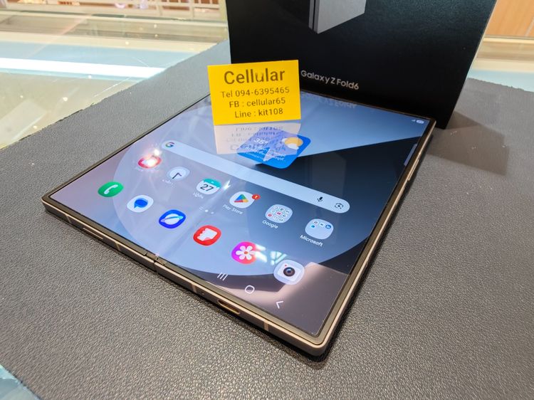 (ติดจอง)Z Fold6 256GB สภาพสวยมาก เครื่องไทย ครบกล่อง รูปที่ 8