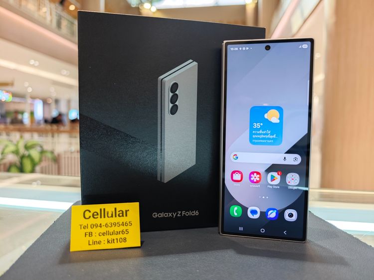 (ติดจอง)Z Fold6 256GB สภาพสวยมาก เครื่องไทย ครบกล่อง รูปที่ 3