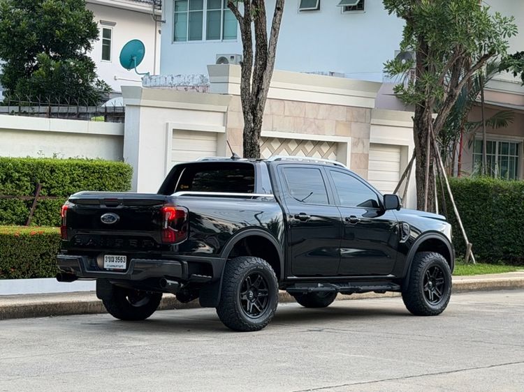 Ford Ranger 2022 2.0 Bi-Turbo Hi-Rider Wildtrak Pickup ดีเซล ไม่ติดแก๊ส เกียร์อัตโนมัติ ดำ รูปที่ 4