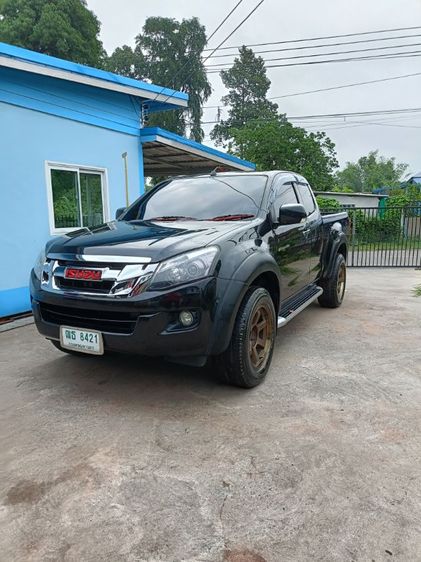 Isuzu D-MAX 2012 2.5 Hi-Lander Pickup ดีเซล ไม่ติดแก๊ส เกียร์ธรรมดา ดำ รูปที่ 4