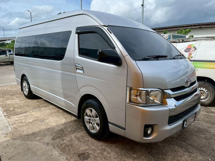 Toyota Commuter 2015 3.0 Van ดีเซล ไม่ติดแก๊ส เกียร์อัตโนมัติ เทา รูปที่ 3