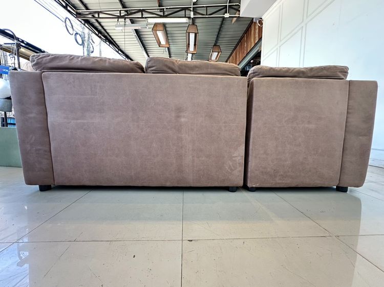 โซฟาแอล แบรนด์ SB FURNITURE เบาะผ้ากำมะหยี่สีน้ำตาล รูปที่ 6