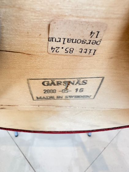 เก้าอี้ สไตล์โมเดิร์น แบรนด์ Gärsnäs Made in Sweden  รูปที่ 14