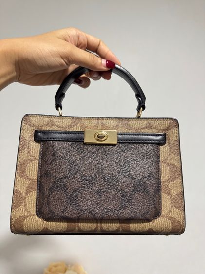 หญิง น้ำตาล หนัง PU ปล่อย Coach สภาพมือ1 
