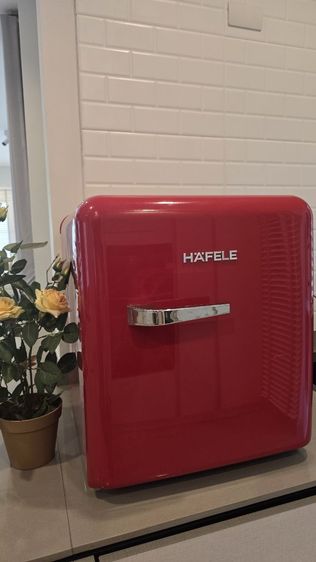 Häfele Retro Mini Fridge สีแดง  รูปที่ 5