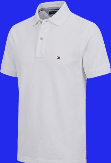 TOMMY HILFIGER Classic Fit Pique Cotton Polo Shirt รูปที่ 5