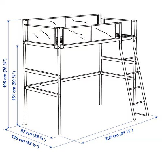 โครงเตียงสองชั้น IKEA รูปที่ 3