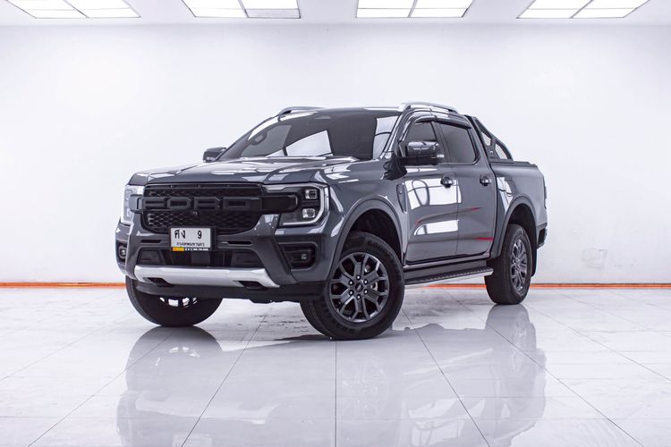 รถ Ford Ranger 2.0 Bi-Turbo 4WD Wildtrak สี ดำ