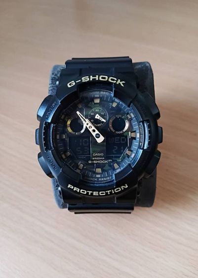 ดำ G-shock ga-100cf 