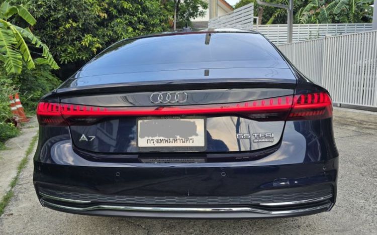 รถ Audi Audi A7  3.0 TDI quattro 3.0 S-line  Sedan สี น้ำเงิน