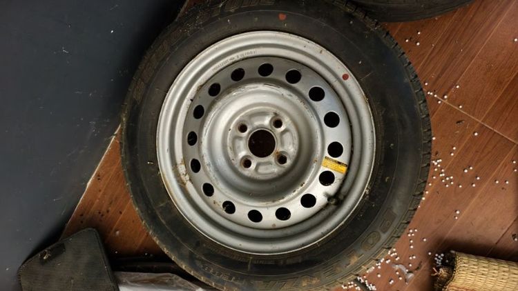 195 Bridgestone ล้อกะทะ