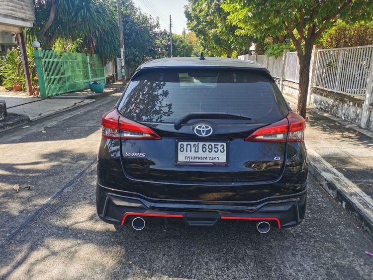 Toyota Yaris 2018 1.2 G Sedan เบนซิน ไม่ติดแก๊ส เกียร์อัตโนมัติ ดำ รูปที่ 3