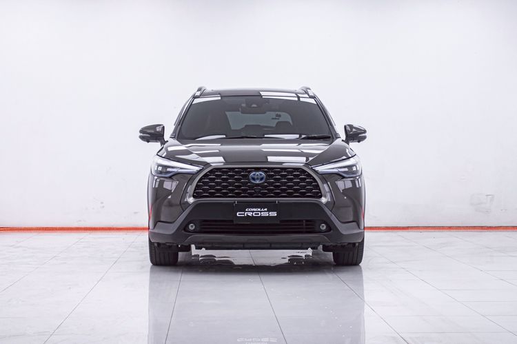 Toyota Corolla Cross 2021 1.8 Hybrid Premium Safety Utility-car ไฮบริด ไม่ติดแก๊ส เกียร์อัตโนมัติ เทา รูปที่ 4