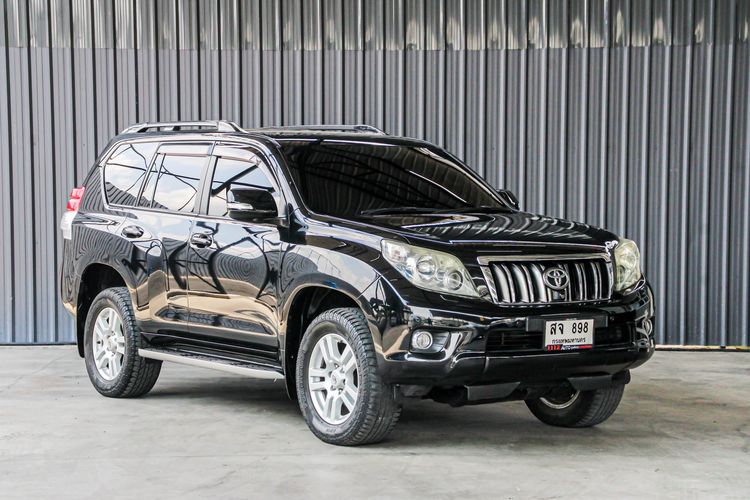 Toyota Land Cruiser Prado 2013 3.0 D4D 4WD Utility-car ดีเซล ไม่ติดแก๊ส เกียร์อัตโนมัติ ดำ รูปที่ 3