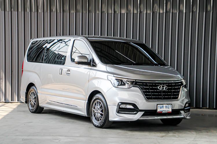 Hyundai H-1 2021 2.5 Deluxe Van ดีเซล ไม่ติดแก๊ส เกียร์อัตโนมัติ เทา รูปที่ 3