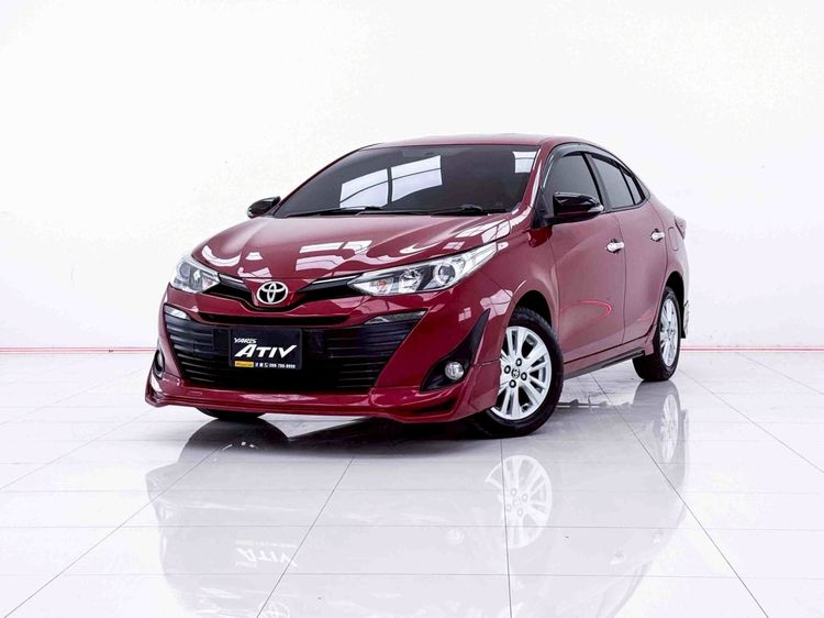 Toyota Yaris ATIV 2018 1.2 S Sedan เบนซิน ไม่ติดแก๊ส เกียร์อัตโนมัติ แดง