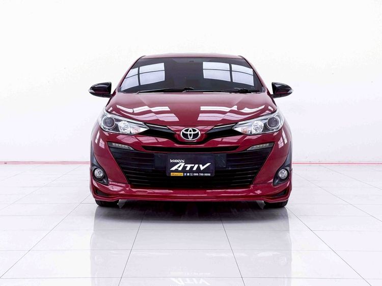 Toyota Yaris ATIV 2018 1.2 S Sedan เบนซิน ไม่ติดแก๊ส เกียร์อัตโนมัติ แดง รูปที่ 3